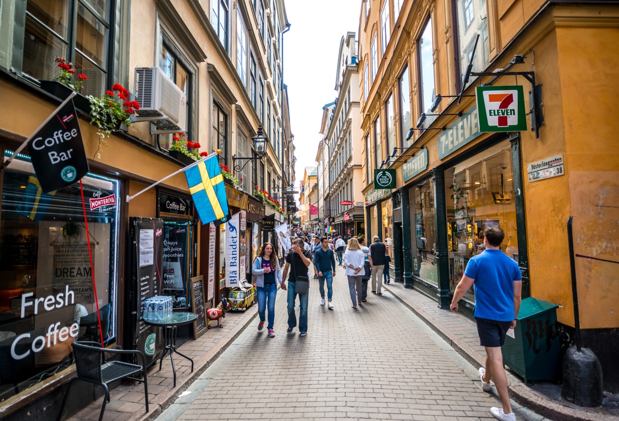 shopping in sweden