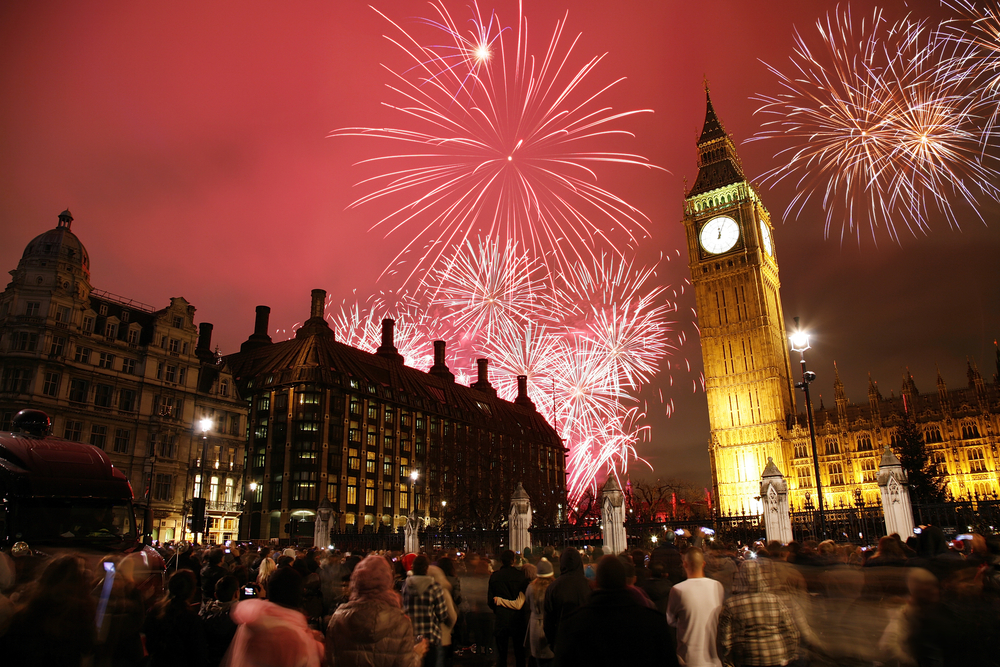 Londra'da yılbaşı kutlamaları