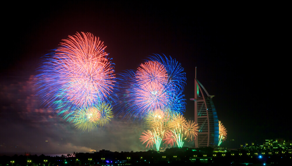 Dubai'de yılbaşı kutlamaları