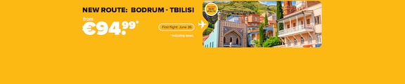 New Route;Bodrum-Tbilisi!