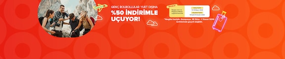 Genç BolBollulara Yurt Dışı Uçuşları %50 İndirimli!