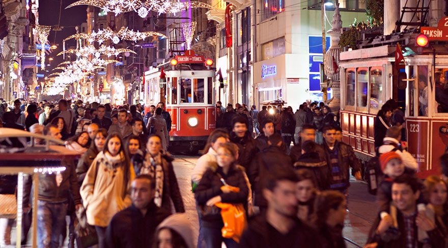 İstanbul Taksim İstiklal Caddesi