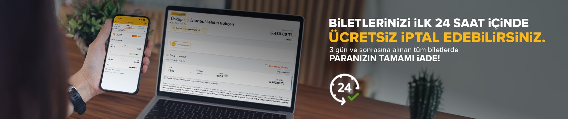 Pegasus Ücretsiz ve Tam iade imkanı