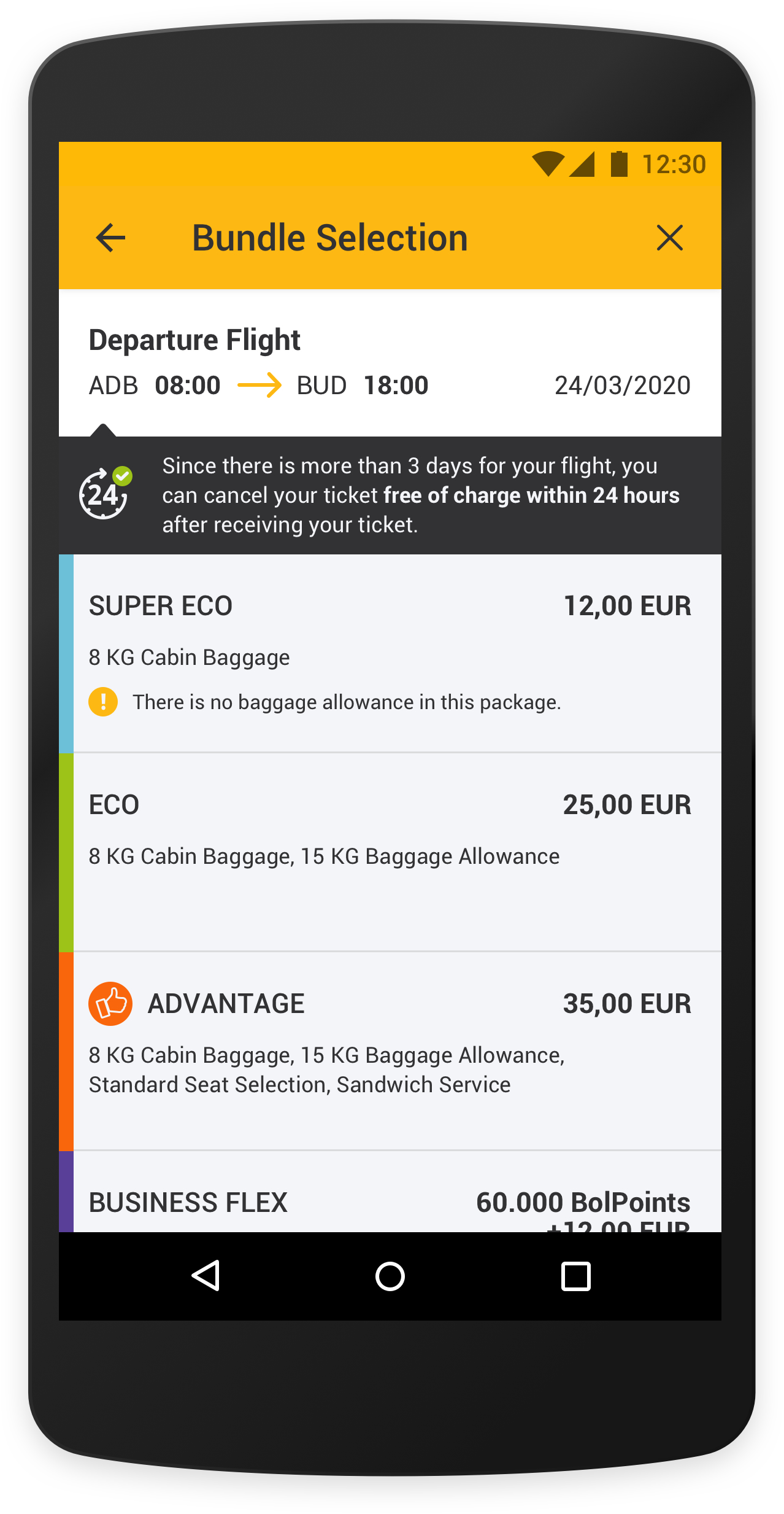 pegasus airlines extra baggage cost